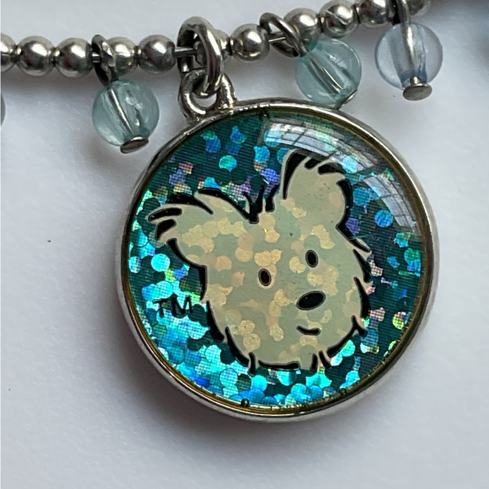 American Girl COCONUT Choker Necklace Floating Pendant Vintage Girls Jewelry